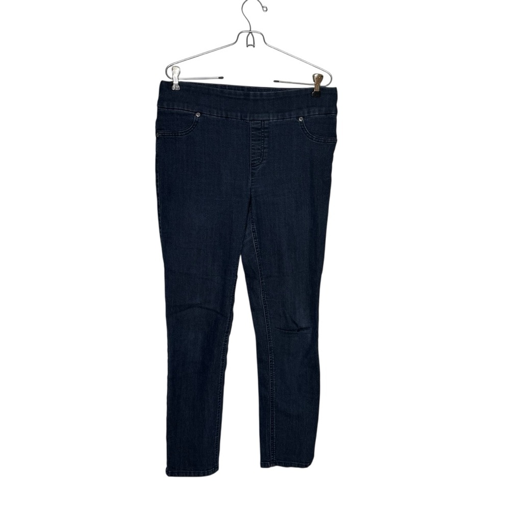 Chico’s .5 (Reg 6) Blue Cotton/Poly/Spandex Fabulously Slimming Pull On Jeans